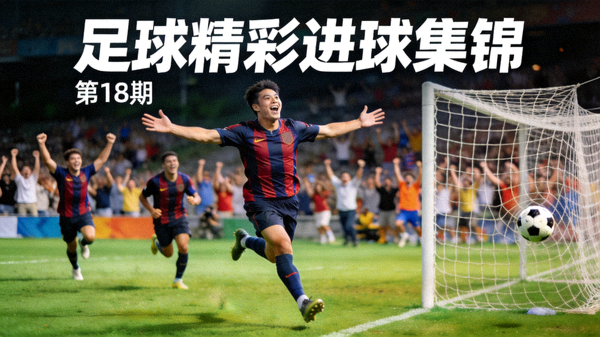 足球精彩进球集锦视频缩略图 - 球员庆祝进球瞬间